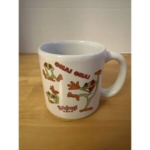 Vintage 1998 Rainforest Cafe Cha Cha Frog Rare Edition Ceramic Coffee Mug